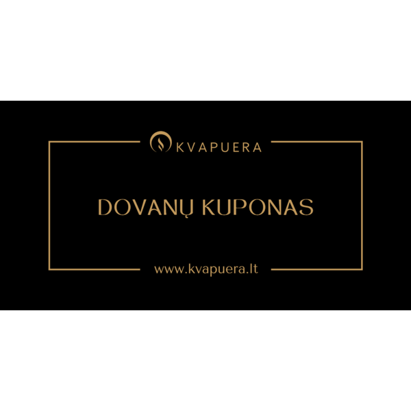 Kvapuera elektroninis dovanų kuponas